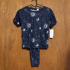 Treasure & Bond Kids Boy Celestial Moon & Sun Starry 2-piece set  Pajamas